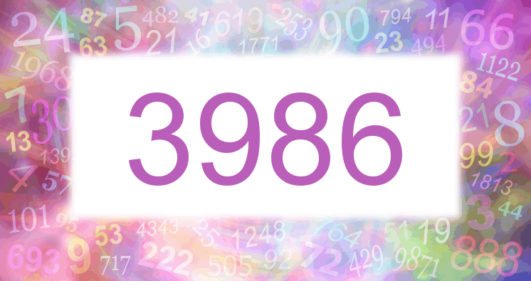 Dreams about number 3986