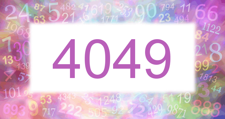 Dreams about number 4049