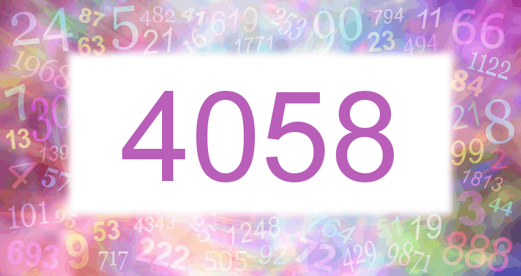 Dreams about number 4058