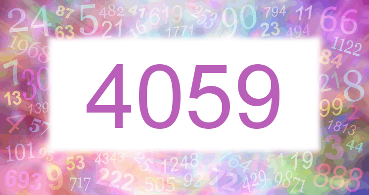 Dreams about number 4059