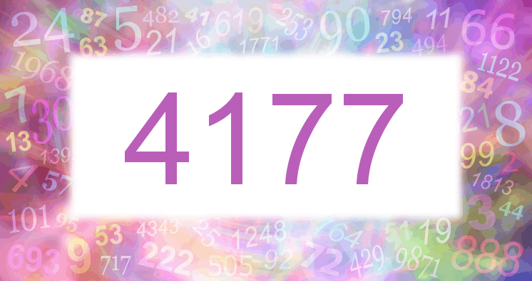 Dreams about number 4177
