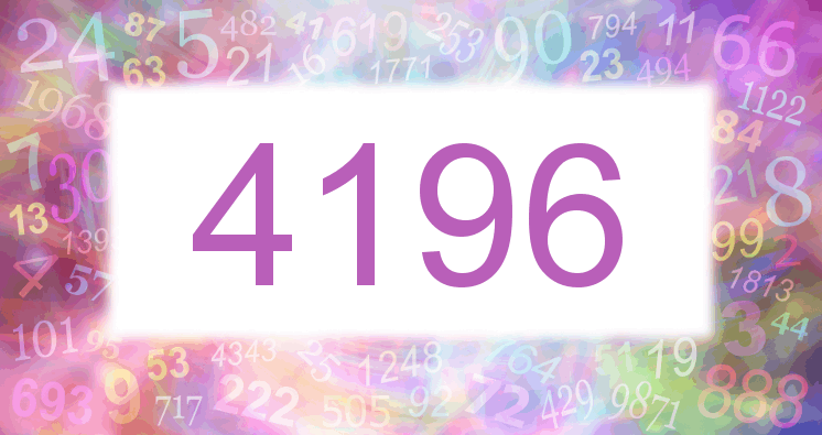 Dreams with a number 4196 pink image