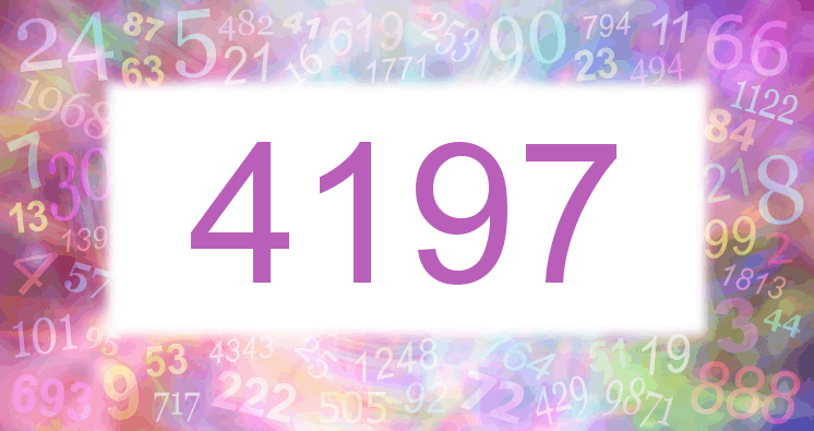 Dreams about number 4197