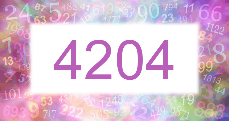 Dreams about number 4204