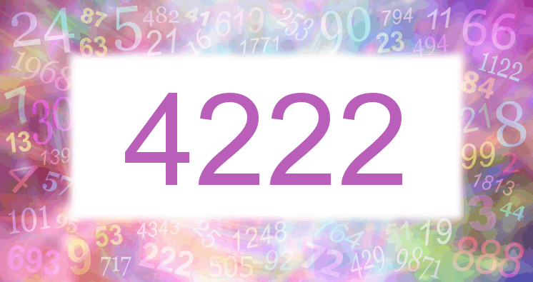 Dreams about number 4222