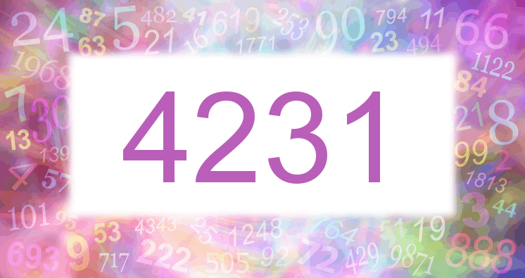 Dreams about number 4231