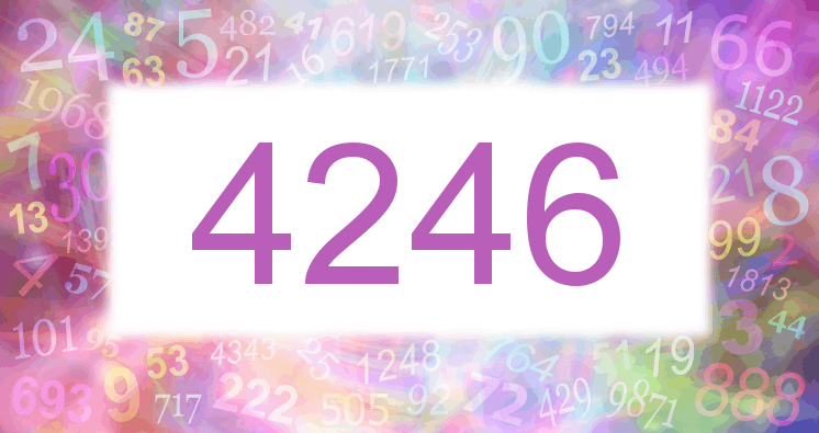 Dreams about number 4246