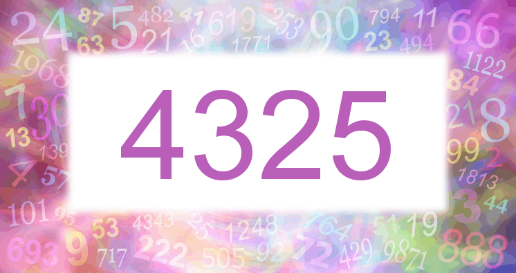 Dreams about number 4325