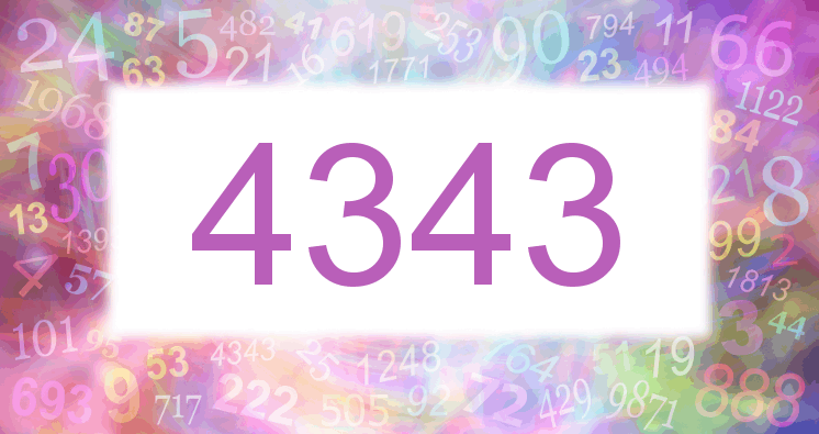 Dreams about number 4343