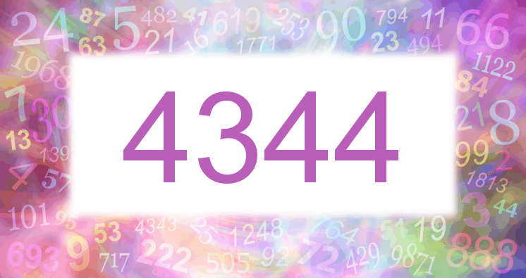 Dreams about number 4344
