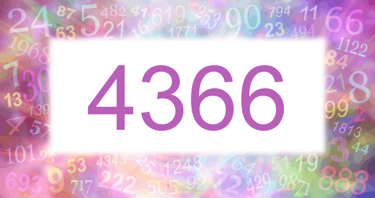 Dreams about number 4366
