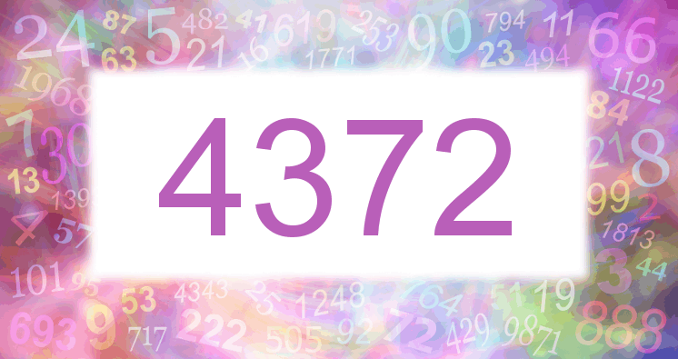 Dreams about number 4372