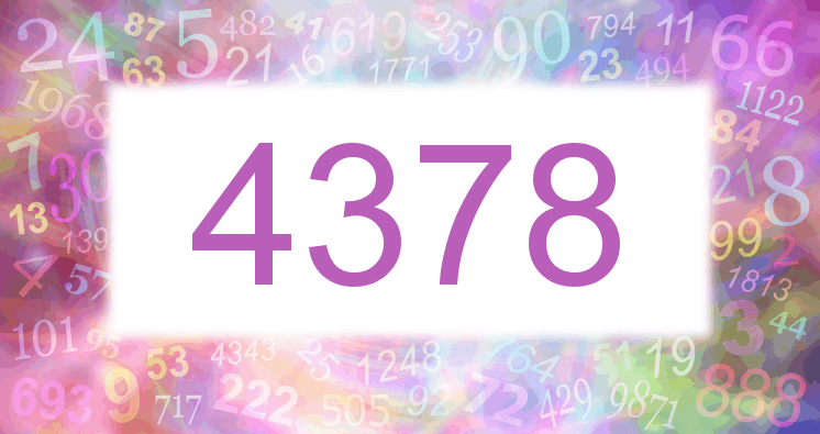Dreams about number 4378