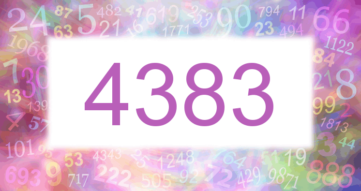 Dreams about number 4383