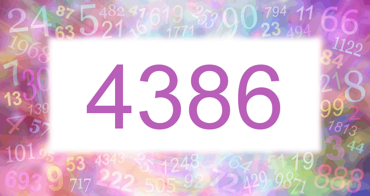 Dreams about number 4386