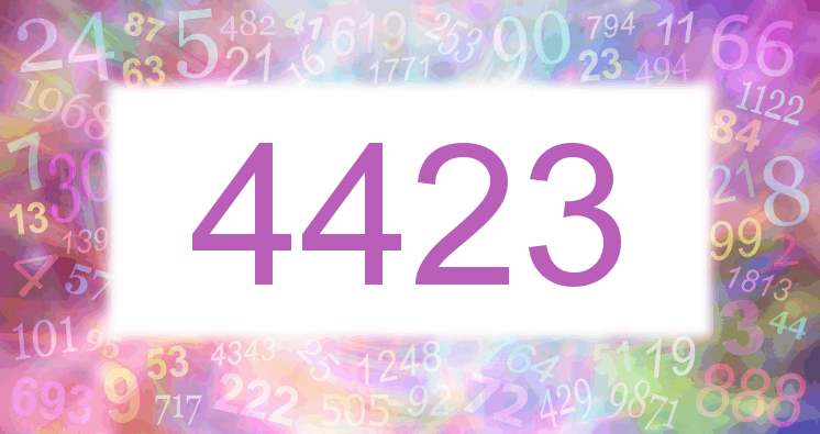 Dreams about number 4423