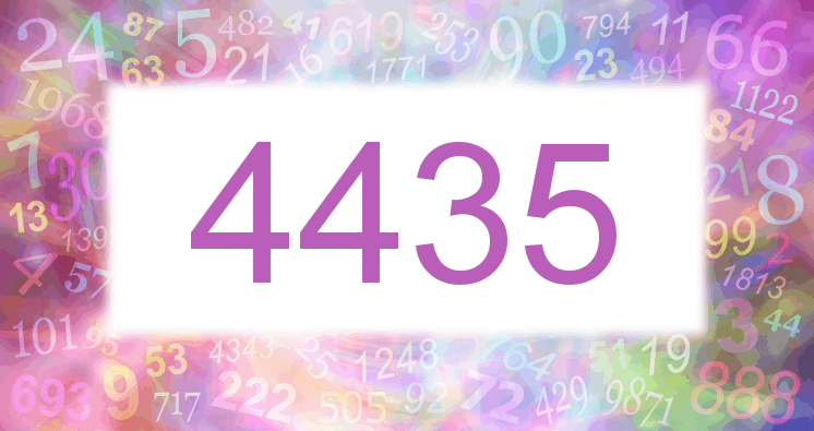 Dreams about number 4435