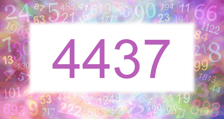 Dreams about number 4437