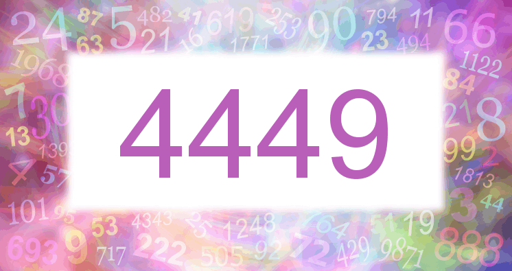 Dreams about number 4449
