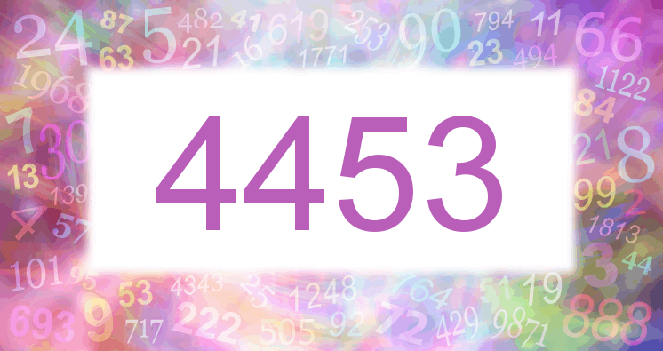 Dreams about number 4453
