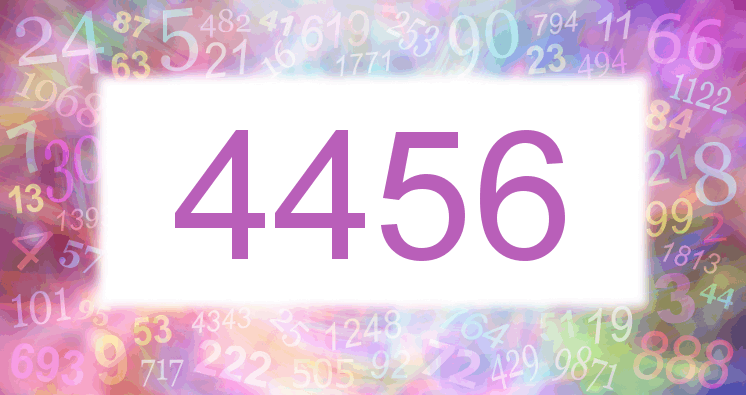Dreams about number 4456