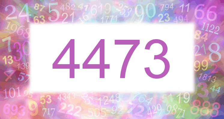 Dreams about number 4473
