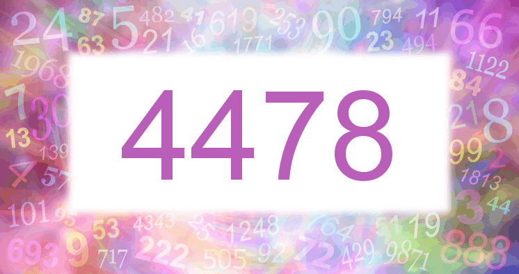 Dreams about number 4478