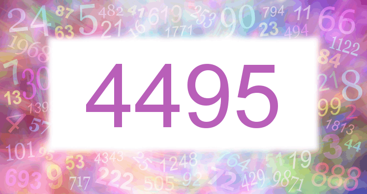 Dreams about number 4495
