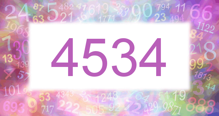 Dreams about number 4534