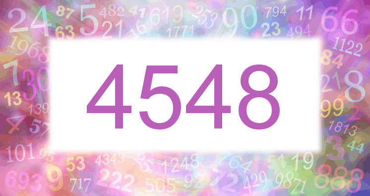 Dreams about number 4548