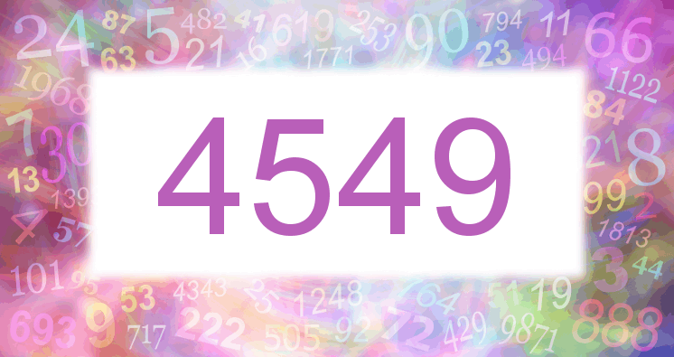 Dreams about number 4549