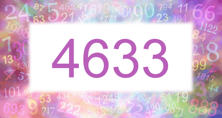 Dreams about number 4633