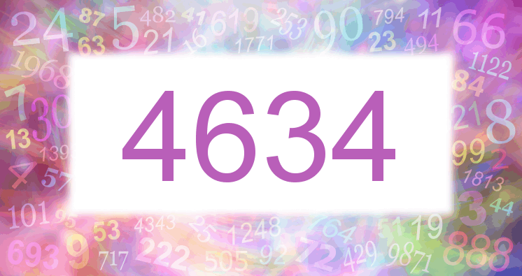 Dreams about number 4634