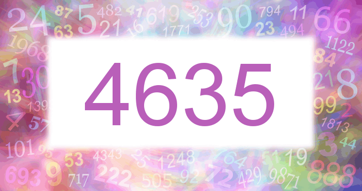 Dreams about number 4635