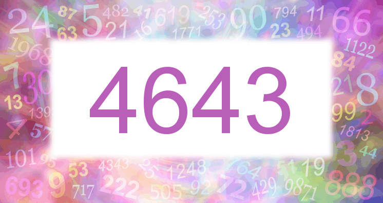 Dreams about number 4643