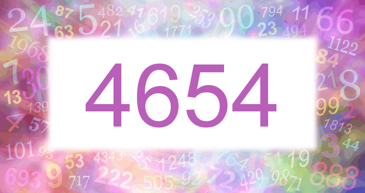 Dreams about number 4654