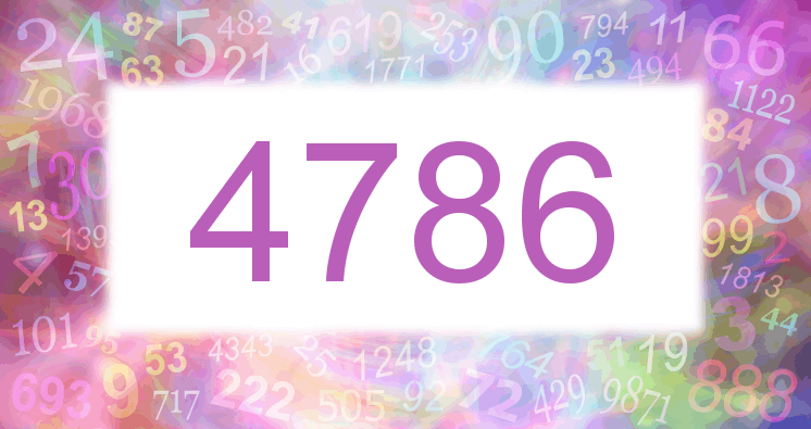 Dreams about number 4786