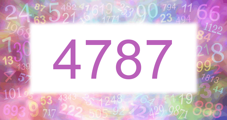 Dreams about number 4787
