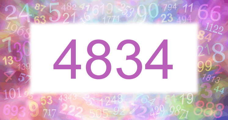 Dreams about number 4834