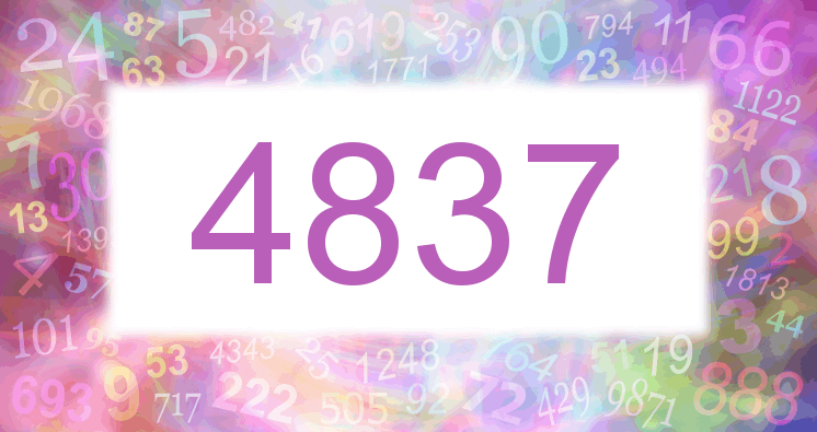 Dreams about number 4837