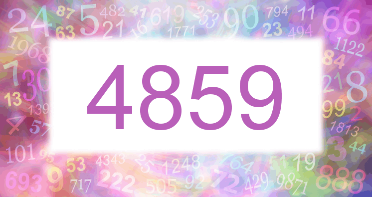 Dreams about number 4859