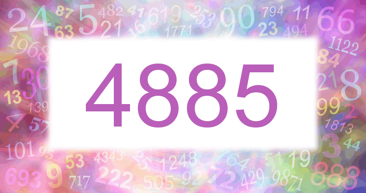 Dreams about number 4885