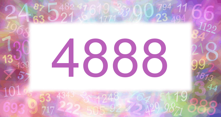 Dreams about number 4888