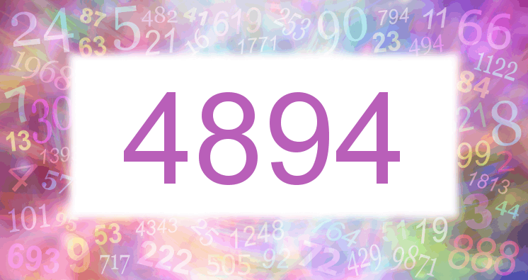Dreams about number 4894