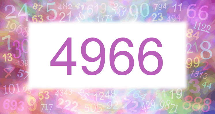 Dreams about number 4966