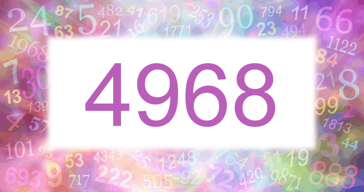 Dreams about number 4968