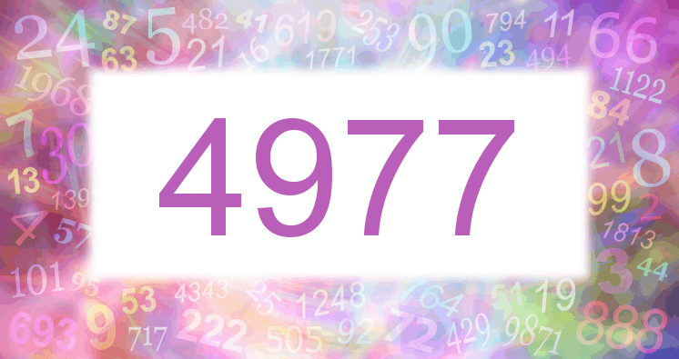 Dreams about number 4977