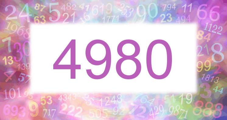 Dreams about number 4980