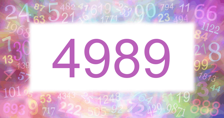 Dreams about number 4989