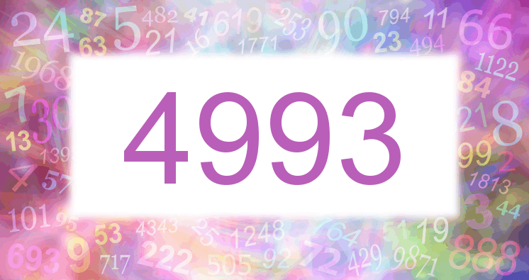 Dreams about number 4993